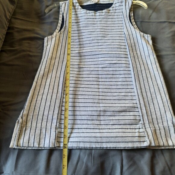J. CREW Striped Shell Tank Top Style# F4605 - Size XXS - Picture 13 of 16